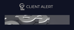 CAMBIOS EN PRECIOS DE TRANSFERENCIA,Logotipo GLZ con titulo client alert acompañado de una imagen con signo de pesos referente alcomunicado de cambio de precios en las transferencias
