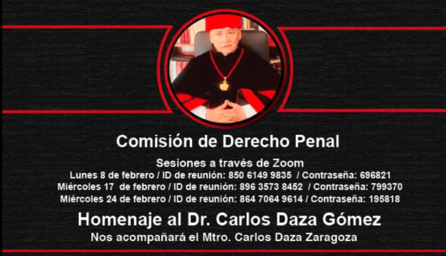 HOMENAJE AL DR. CARLOS DAZA GÓMEZ. HOMENAJE AL DR. CARLOS DAZA GÓMEZ.