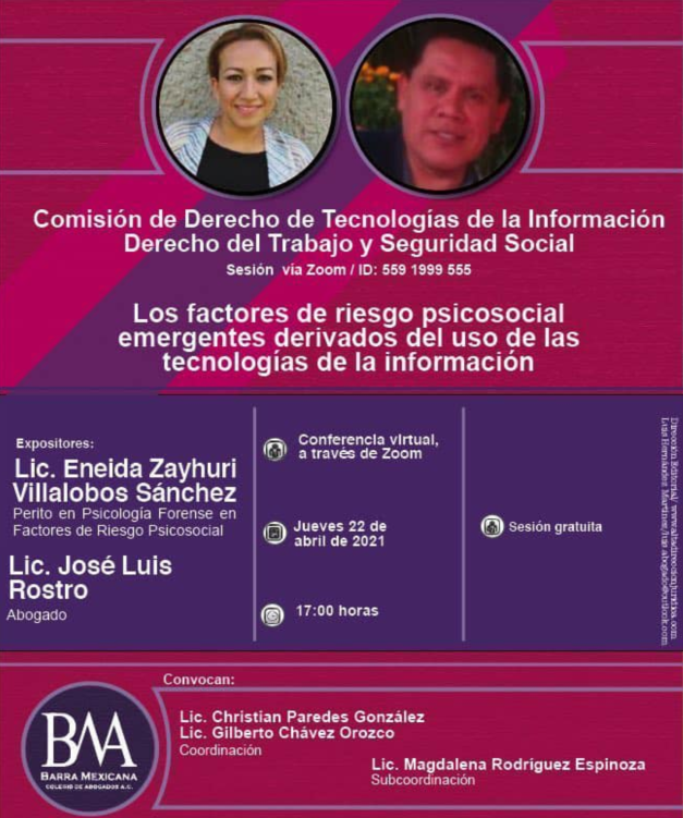 Los factores de riesgo psicosocial emergentes derivados del uso de las tecnologías de la información