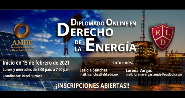 Diplomado online en Derecho de la Energía Diplomado online en Derecho de la Energía
