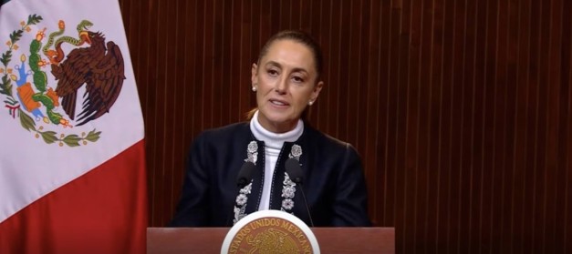 Sheinbaum dice que “México no se doblega, no se arrodilla, no se rinde y no se vende”, en medio de presiones de EE.UU.